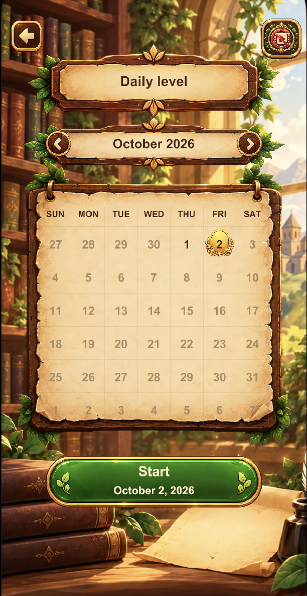 Citatner daily challenge calendar