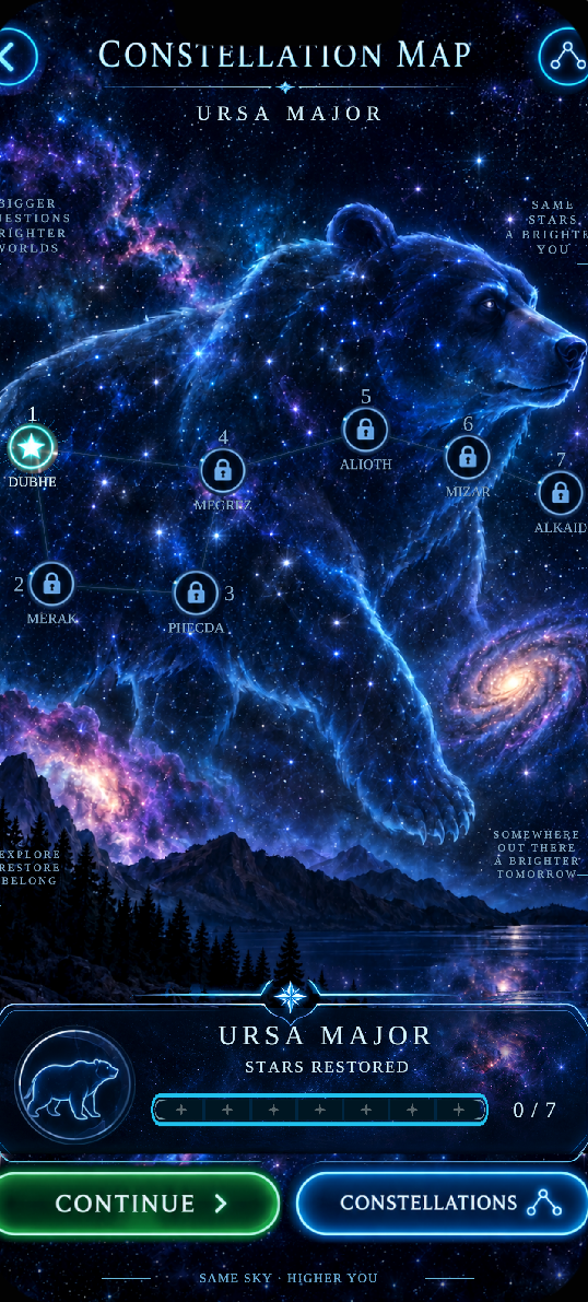 Constellation map